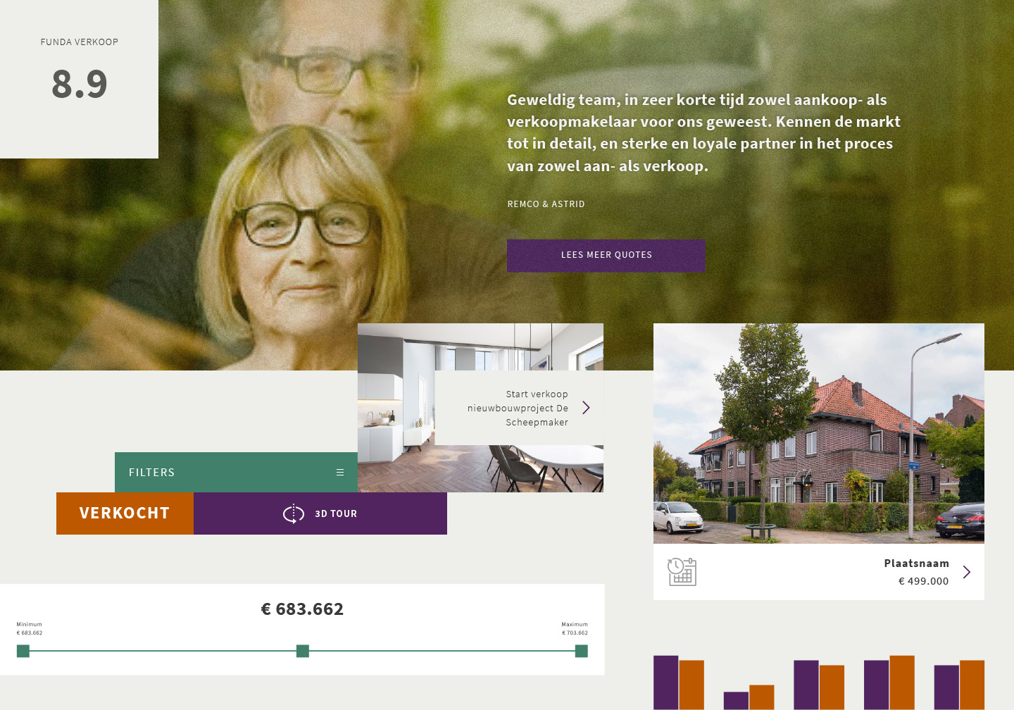 Ontwerp details website van Project Puur Makelaars gemaakt door Noon Design Jos Koch